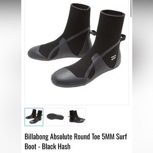 Billabong 5 mm Black Surf Booties